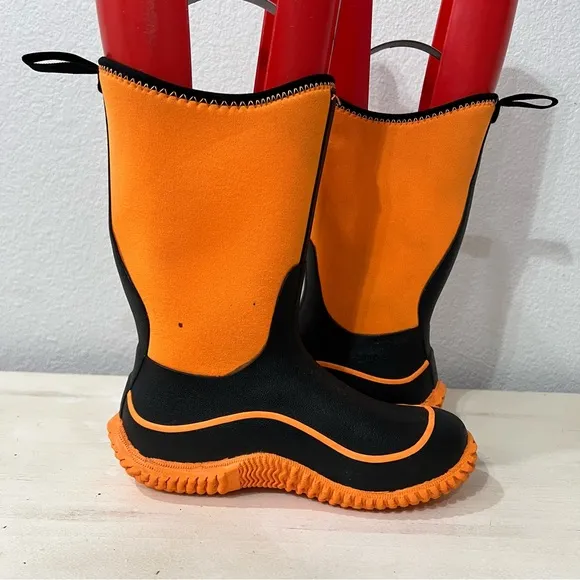 The Original Muck Boot Company Orange Hale Waterproof Boots