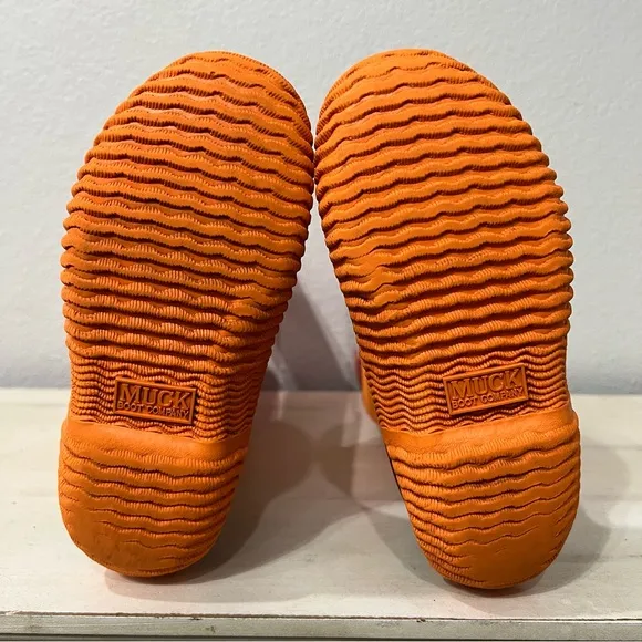 The Original Muck Boot Company Orange Hale Waterproof Boots