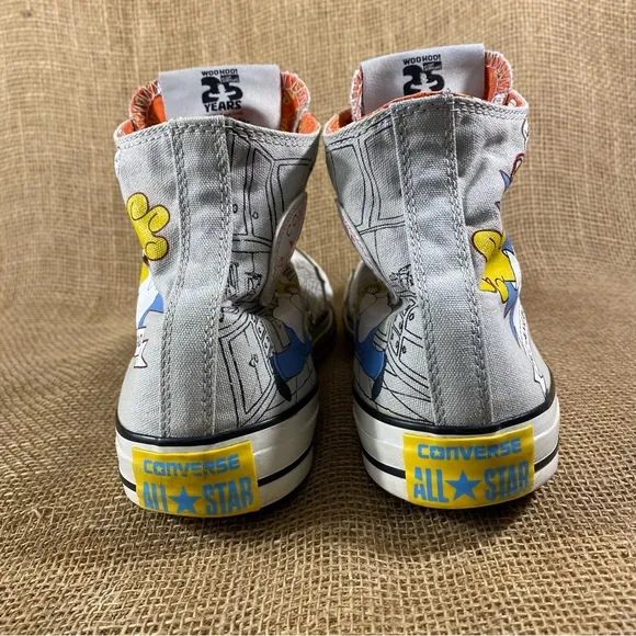 The Simpsons Converse All Stars 25th Gray Anniversary All American Dad Sz 1 1