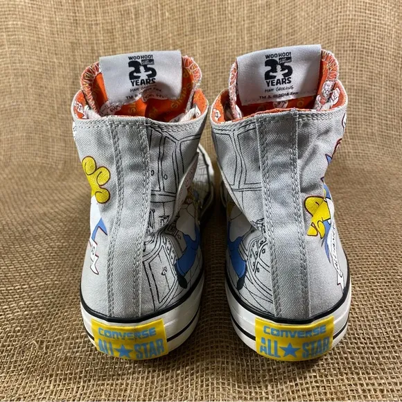 The Simpsons Converse All Stars 25th Gray Anniversary All American Dad Sz 1 1