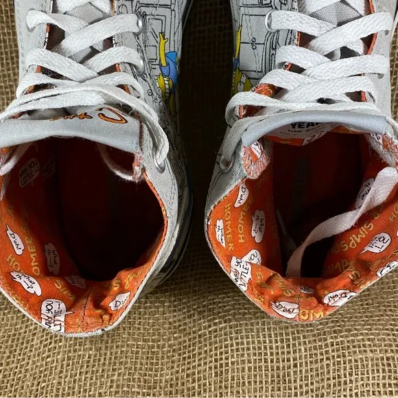 The Simpsons Converse All Stars 25th Gray Anniversary All American Dad Sz 1 1