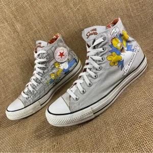 The Simpsons Converse All Stars 25th Gray Anniversary All American Dad Sz 1 1