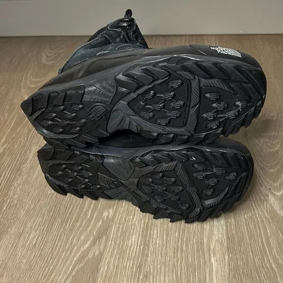 The North Face Men's Size 7.5 Snowfuse Insulated Snow Boots Black Lightweight