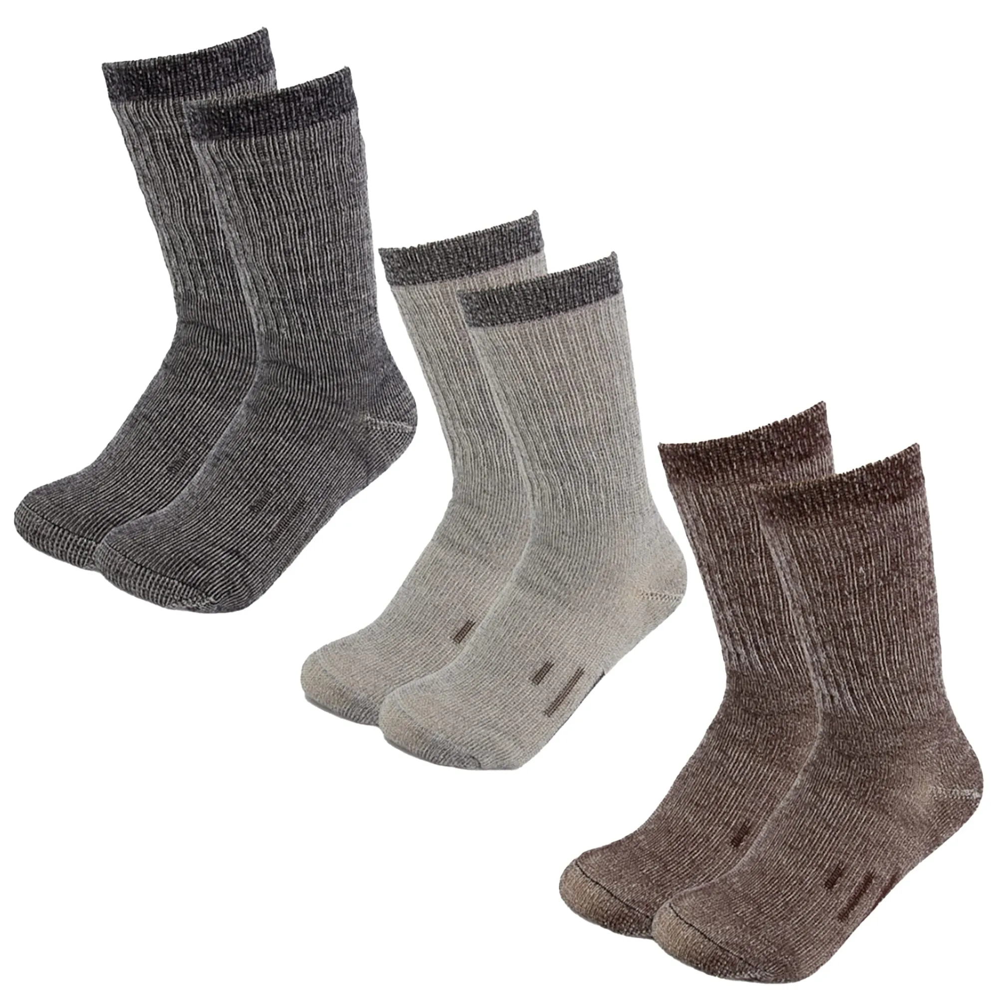 Thermal 80% Merino Wool Socks (Mixed 3 or 6 pairs)