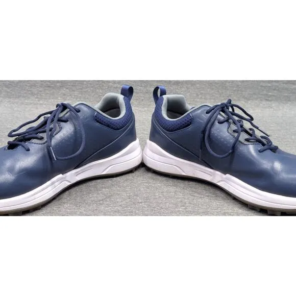 THESTRON Mens Shoes - Blue, Spikeless Golf Training Sneakers, Size 10.5
