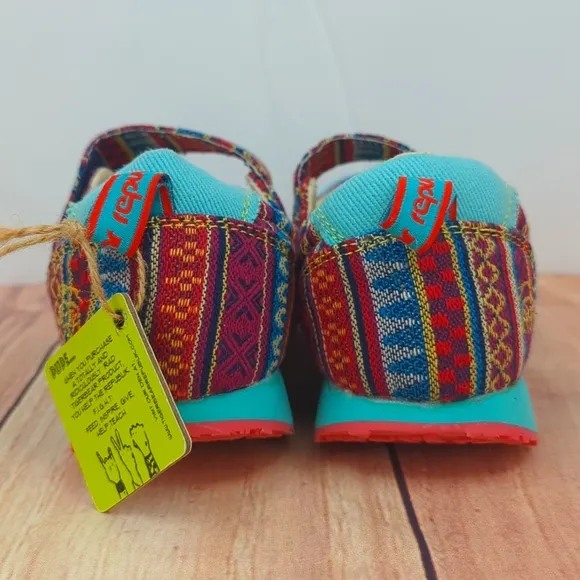 TIGERBEAR REPUBLIK *NEW* Aztec NOHO Canvas Mary Jane Tennis Shoes Sz 6.5…