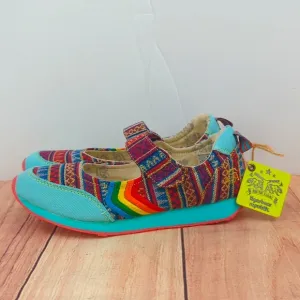 TIGERBEAR REPUBLIK *NEW* Aztec NOHO Canvas Mary Jane Tennis Shoes Sz 6.5…
