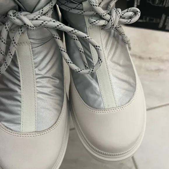 Timberland a7519 heritage women’s waterproof insulated boots silver / gray new