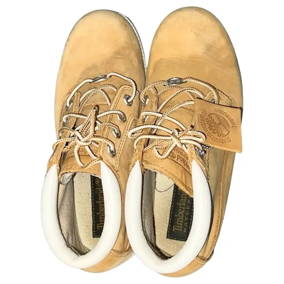 Timberland Boots Women’s Size 7.5 Wheat White Nellie Double Waterproof Ankle