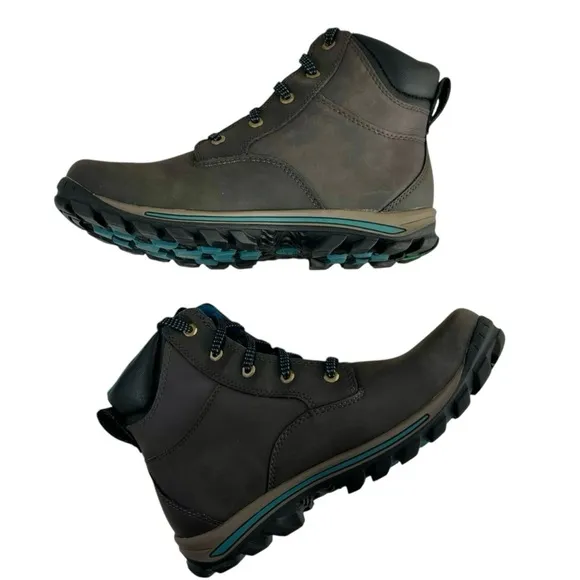 TIMBERLAND Brown Leather Waterproof Boots NEW Junior Boys 7