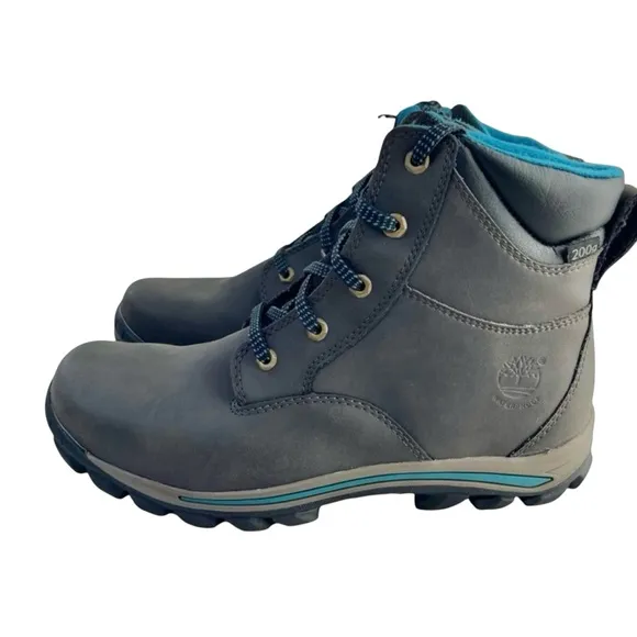 TIMBERLAND Brown Leather Waterproof Boots NEW Junior Boys 7