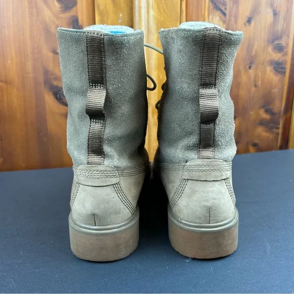 Timberland Jayne Waterproof Teddy Fleece Fold Down Nubuck Boots Country