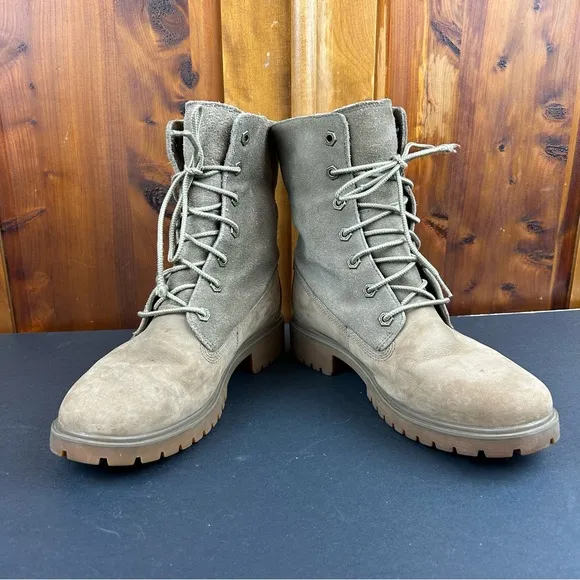 Timberland Jayne Waterproof Teddy Fleece Fold Down Nubuck Boots Country