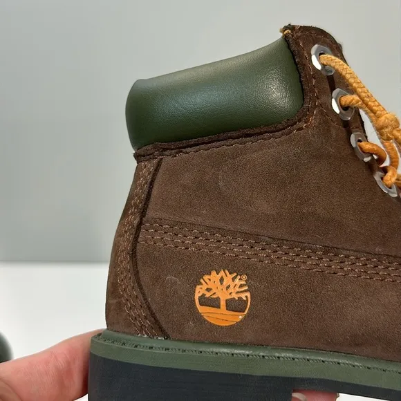 Timberland Kids Primaloft 200 Gram Suede Lace-Up Boots Size 9
