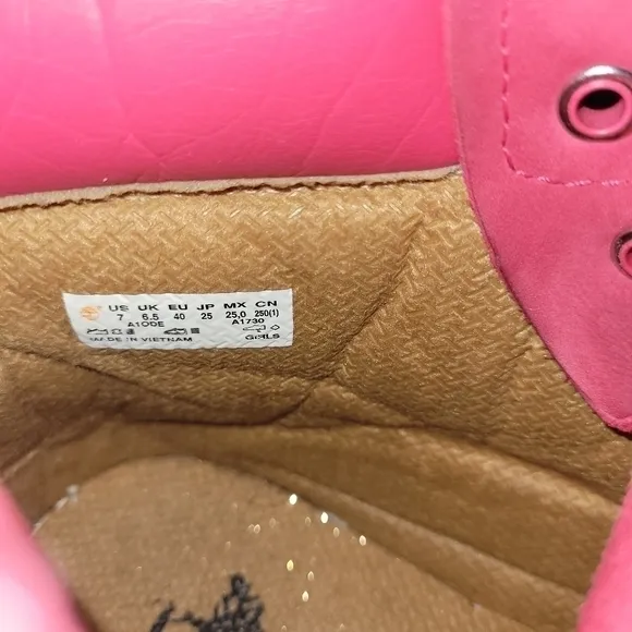 Timberland Pink Girls' Boots Size 7