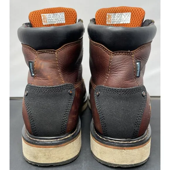 Timberland PRO Gridworks Waterproof Worksite Boots Mens 12 Wide Fast Ship
