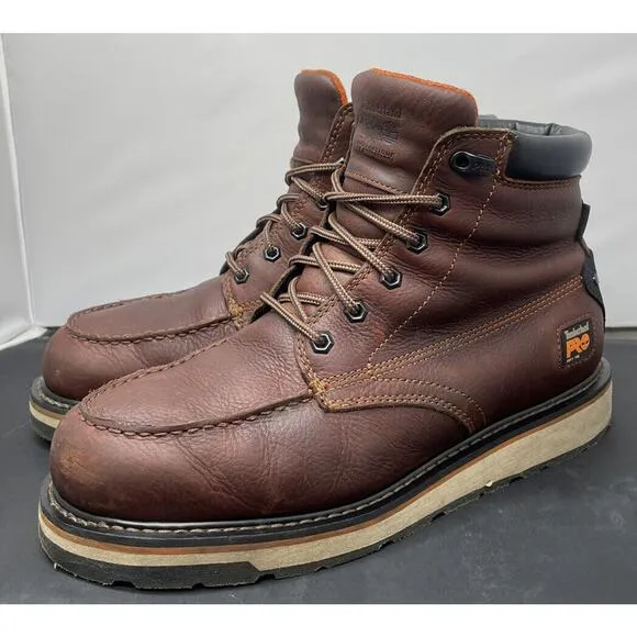 Timberland PRO Gridworks Waterproof Worksite Boots Mens 12 Wide Fast Ship
