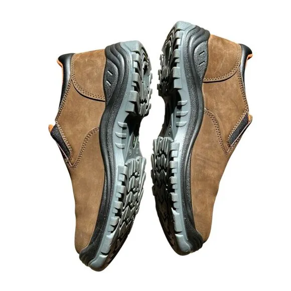 Timberland Pro Hytest Safety Footwear Slip-On Work Shoes - Size 10 WIDE Brown