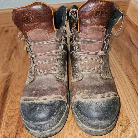 Timberland Pro Men's Helix Composite Leather Safety Boots Size 10.5M