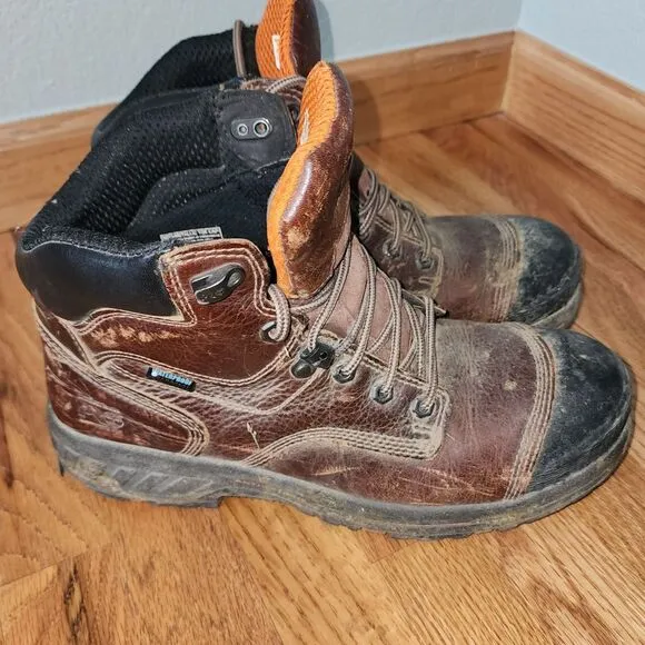 Timberland Pro Men's Helix Composite Leather Safety Boots Size 10.5M