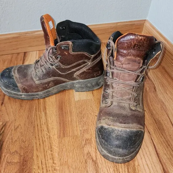 Timberland Pro Men's Helix Composite Leather Safety Boots Size 10.5M