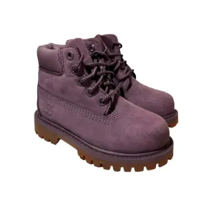 Timberland Toddler Girls Sz 6 Leather Primaloft Purple Waterproof Boots Lace Up