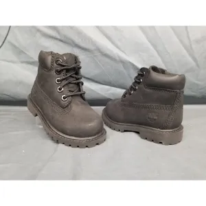 Timberland Toddlers 6&quot; Premium Waterproof Boots Lace Up Black Size 5 NEW IN BOX!