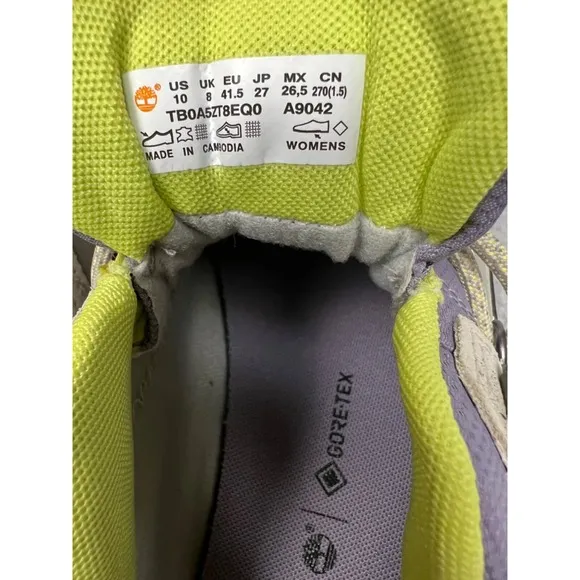 Timberland Womens Gore-tex Lincoln Peak Waterproof Hiking Shoes 10 Outdoor