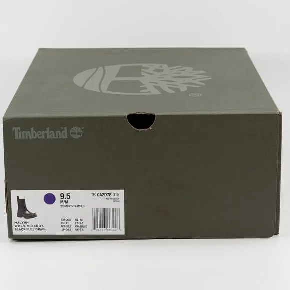 Timberland Women's Malynn Waterproof Size-Zip Leather Winter Boots size 6 - 10