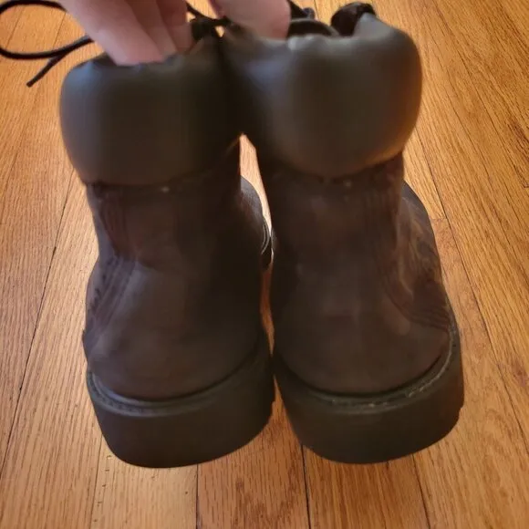 Timberland Youth 3 Black Nubuck Leather Ankle Boots 200 Gram Primaloft