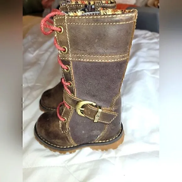Timberland Boots, sz 4C,  brown.