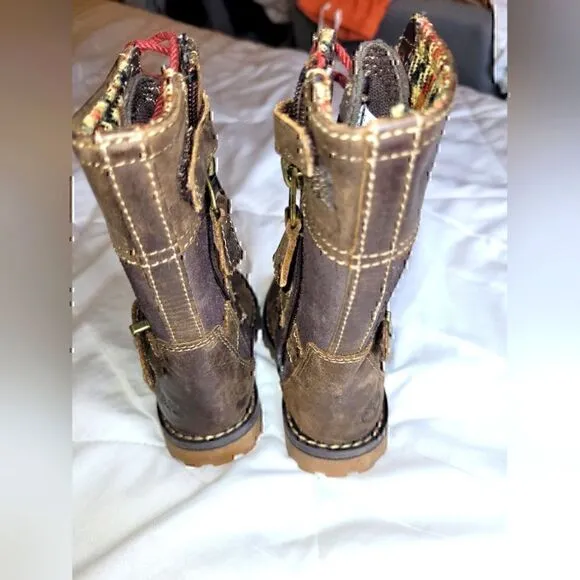 Timberland Boots, sz 4C,  brown.