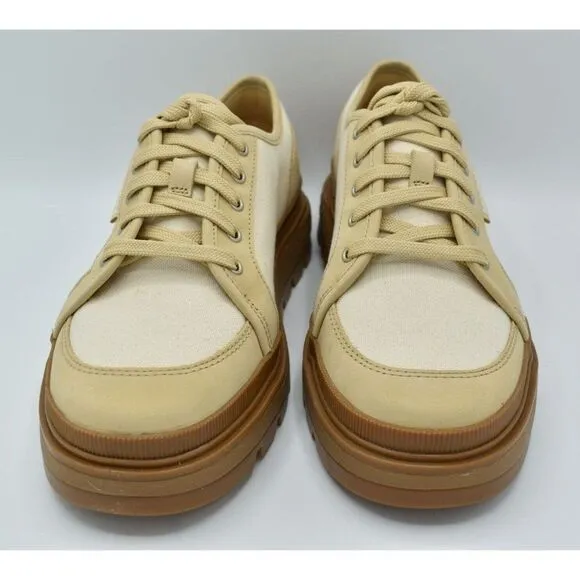 Timberland Womens Size 10 Ray City EK  Natural Canvas Platform Oxford Shoes