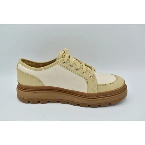 Timberland Womens Size 10 Ray City EK  Natural Canvas Platform Oxford Shoes