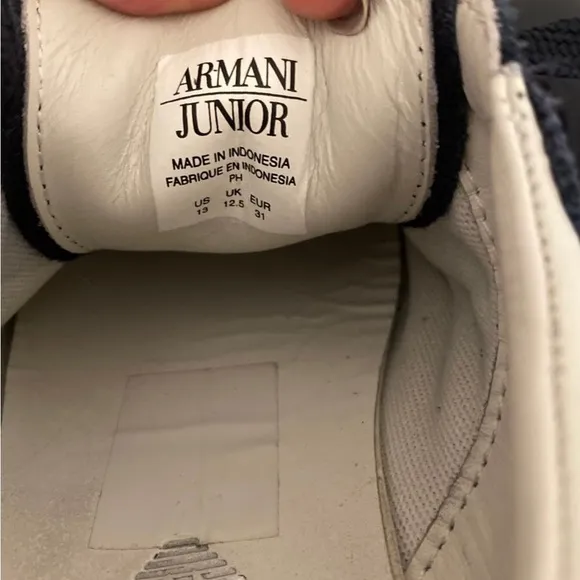 Toddler Armani sneakers sz13