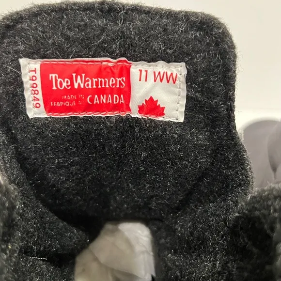 Toe Warmer’s Black Ankle Boots Made In Canada Size 11 | Like New
