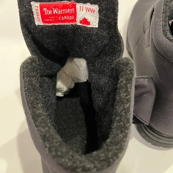 Toe Warmer’s Black Ankle Boots Made In Canada Size 11 | Like New