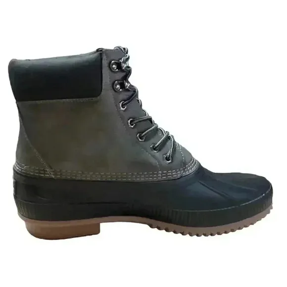 Tommy Hilfiger Colin 2 Mens 12 Waterproof Insulated Lace Up Duck Boots Gray NEW
