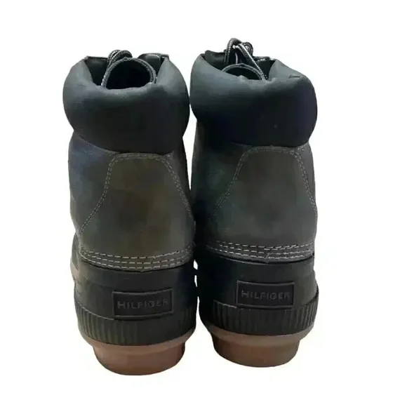 Tommy Hilfiger Colin 2 Mens 12 Waterproof Insulated Lace Up Duck Boots Gray NEW