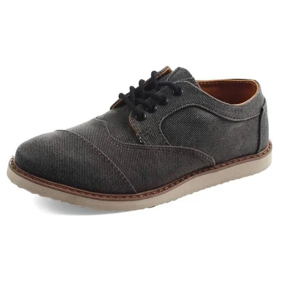 [Toms] Boys Gray Lace Up Shoes
