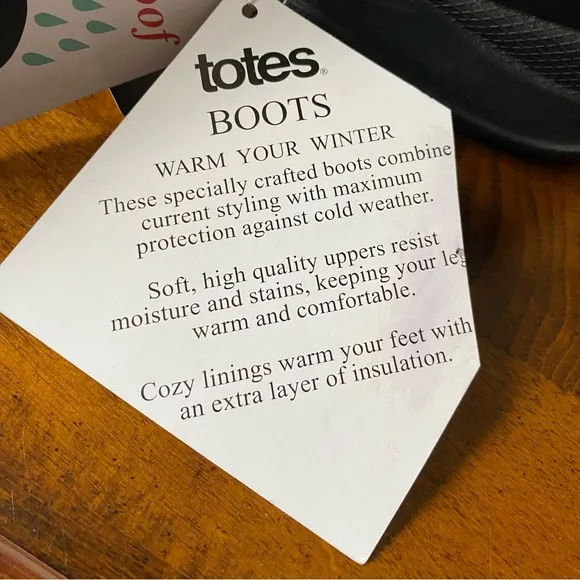 Totes Lori Winter Faux Fur Insulated Waterproof Boots