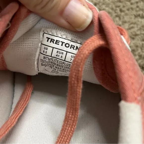 Tretorn NWT Nylite Plus Blush Sneakers Tennis Shoes Size 9.5