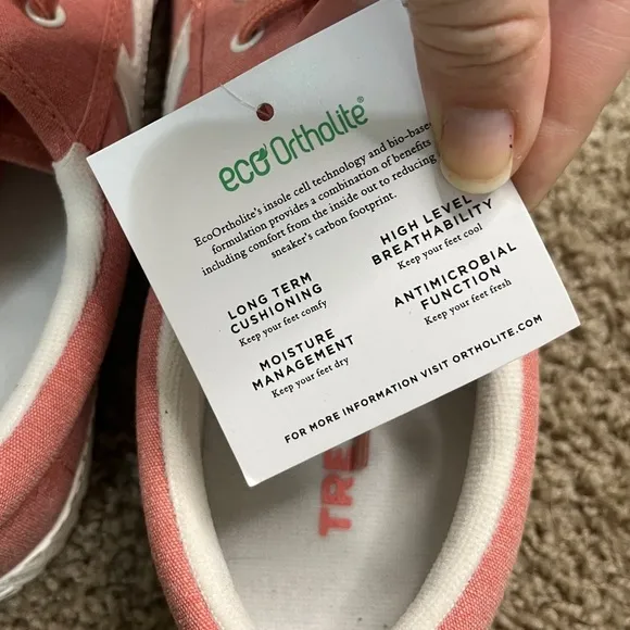 Tretorn NWT Nylite Plus Blush Sneakers Tennis Shoes Size 9.5