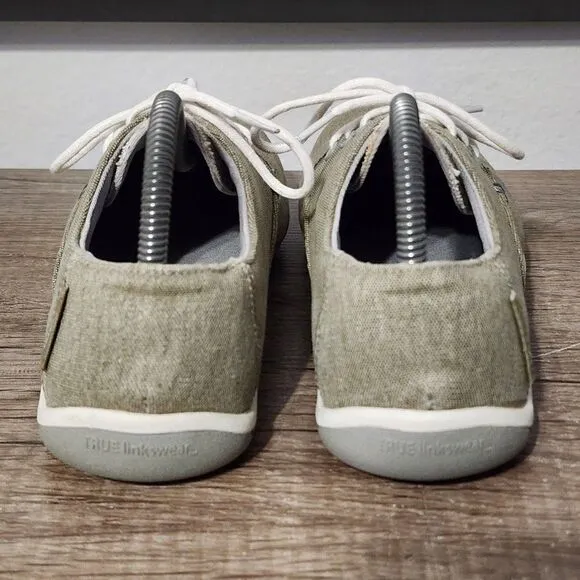 True Linkswear Oxford Canvas Men's Golf Shoes Size 7.5 Beige