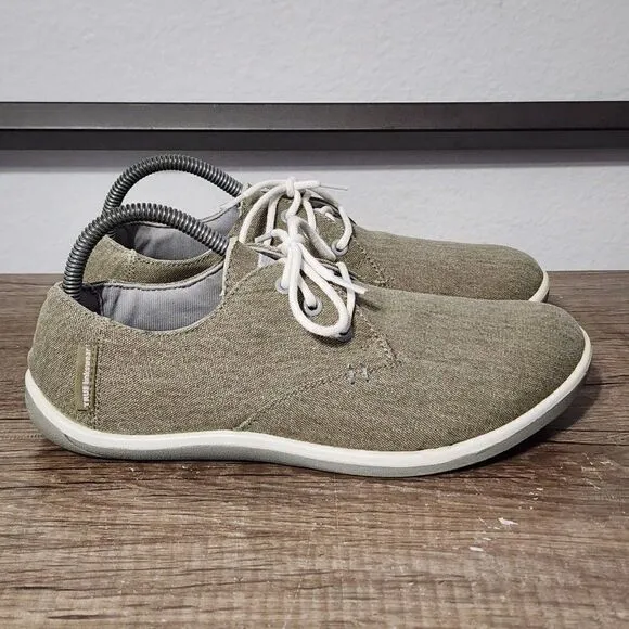 True Linkswear Oxford Canvas Men's Golf Shoes Size 7.5 Beige
