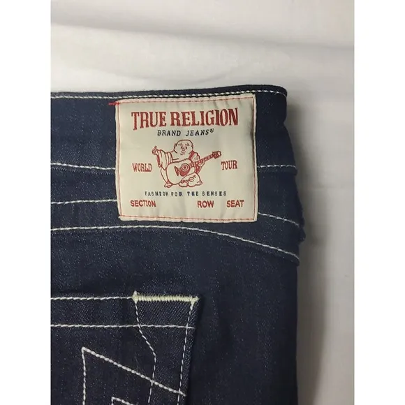 True Religion Womens Becca Mid-Rise Bootcut Jean Body Rinse Size 32 NWT