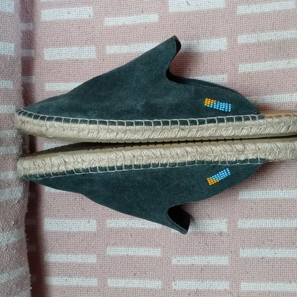 UBUNTU Handmade Comfort Espadrille Mules Slip On Comfort Shoes 9.5 Women's