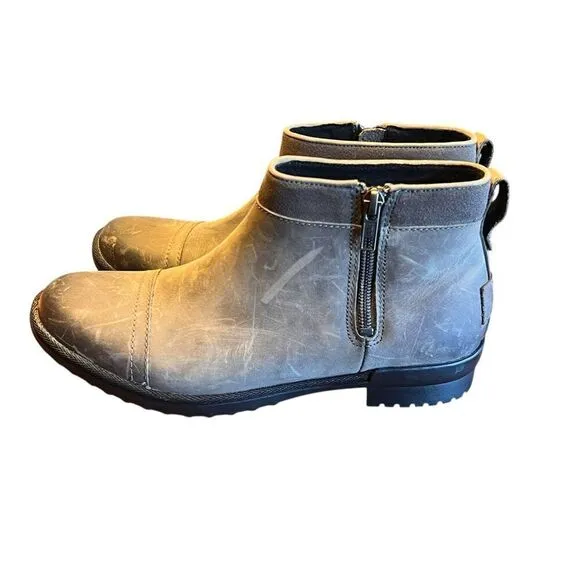 Ugg Attell waterproof gray bootie boots woman’s 7 breathable insulated
