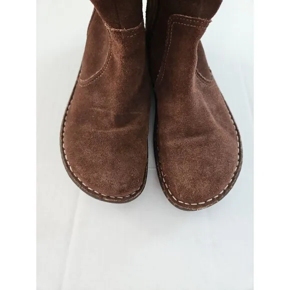 Ugg Australia 1976 Skylair Suede Leather Boots Sz 5 Youth Boho Cozy Warm