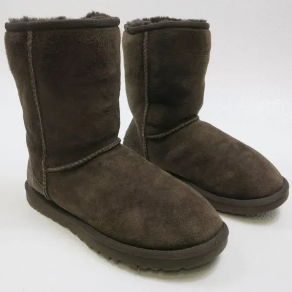 UGG Australia Classic Short Insulated Winter Boots Big Kids sz 4